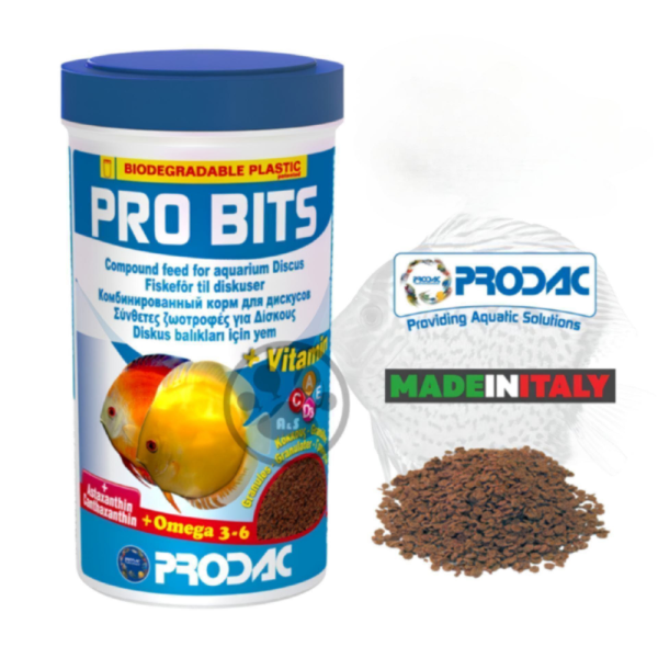 PRODAC Pro Bits+ Canthaxanthin Discus Fish Food (100g)