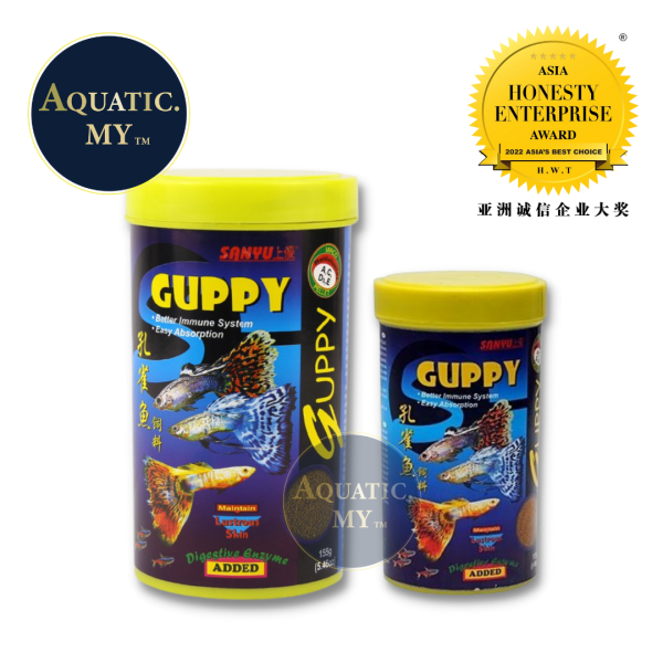 SANYU Guppy Mini Floating Pellets (50g/155g) - Image 3