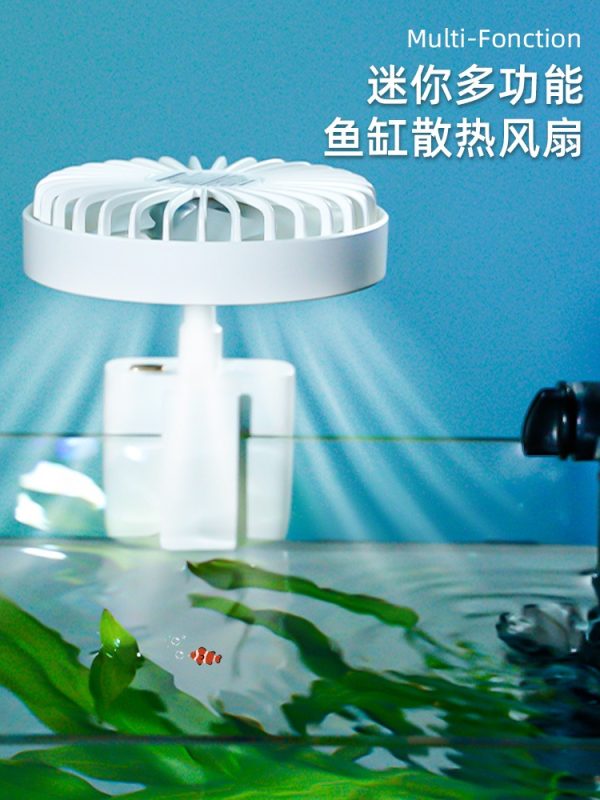 CASIMO Fish Tank Cooling Fan 3 Speed Rechargable - Image 5