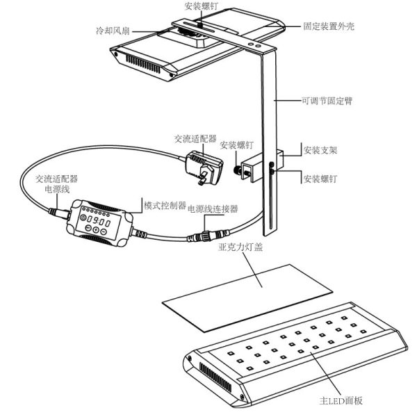 YiAQUA H-Series Planted RGB Lamp - Image 2