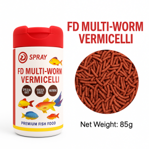 SPRAY Multi-Red Worm Like Fish Feed (85g)