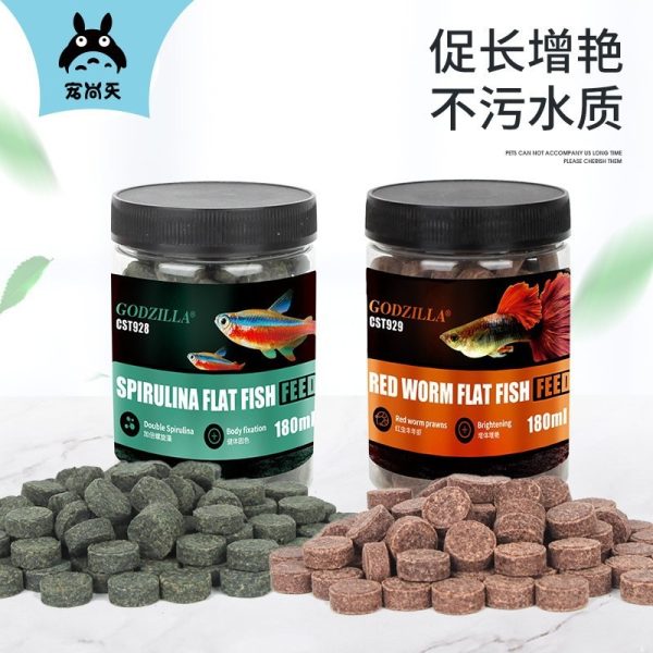 GODZILLA Spirulina/Worm Tablet Fish Food (180pcs) - Image 5